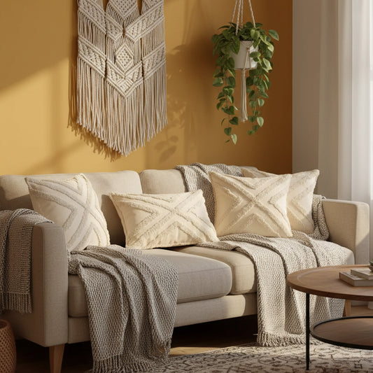 Tassel Tufted Cushion